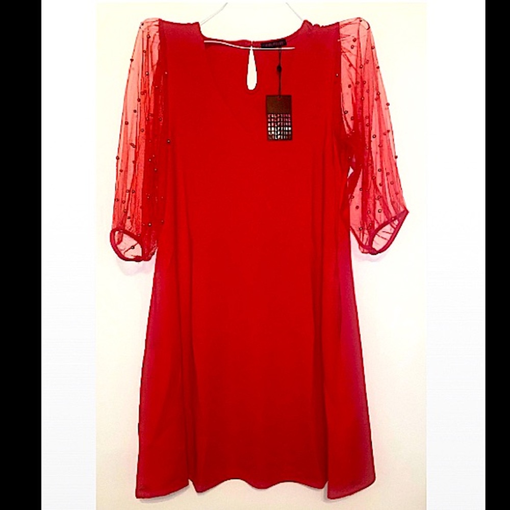 Red Pearl Dress